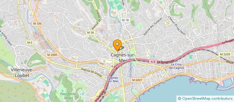 localisation de l'entreprise LA MARESQUE à CAGNES-SUR-MER