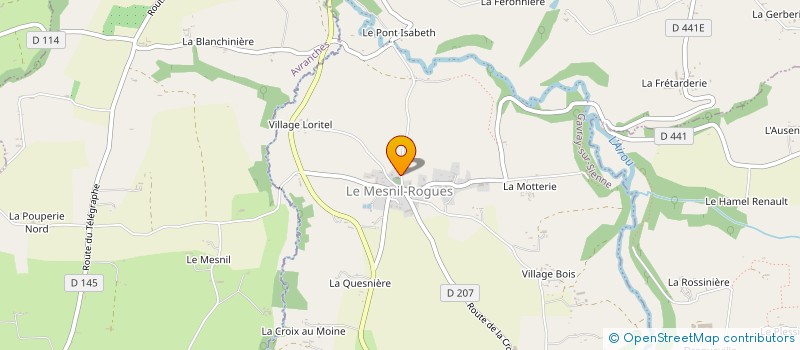 localisation de l'entreprise LA MARETTE  GAVRAY-SUR-SIENNE