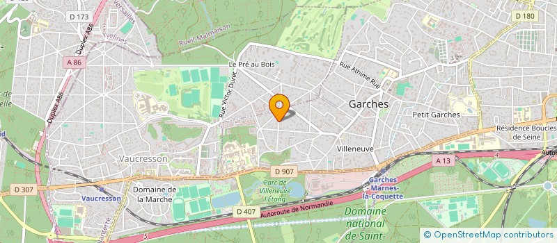 localisation de l'entreprise LA MARGATTE à GARCHES