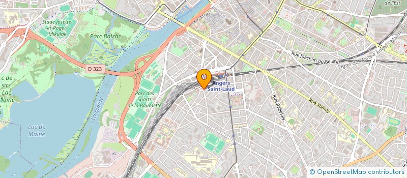 localisation de l'entreprise LA MARGE  CHEFFES