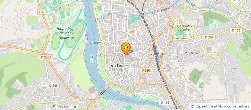 localisation de l'entreprise LA MARGE à VICHY