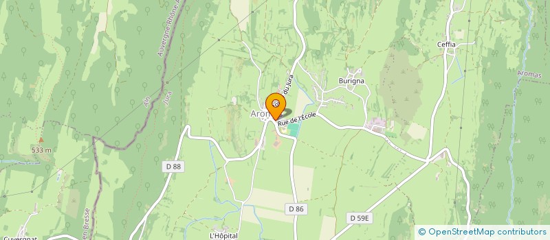 localisation de l'entreprise LA MARGE  AROMAS