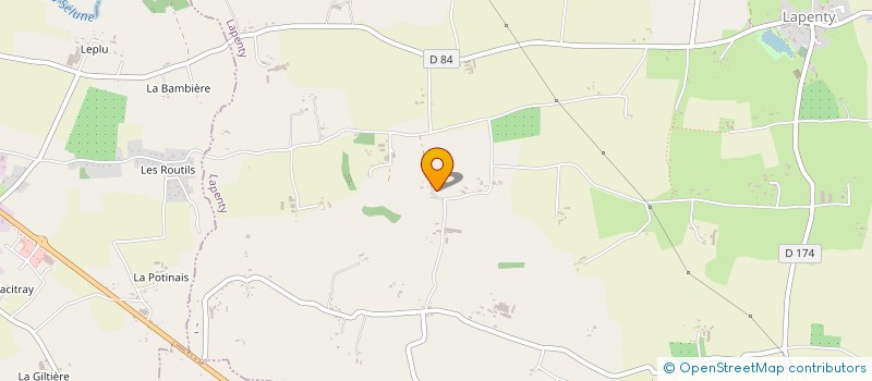 localisation de l'entreprise LA MARGELIAIS  GRANDPARIGNY