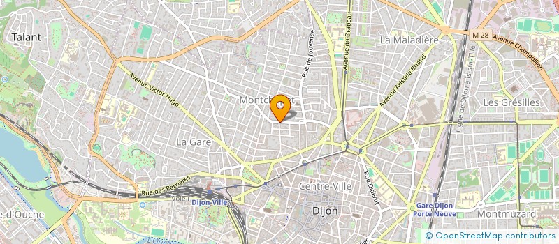 localisation de l'entreprise LA MARGELLE à DIJON