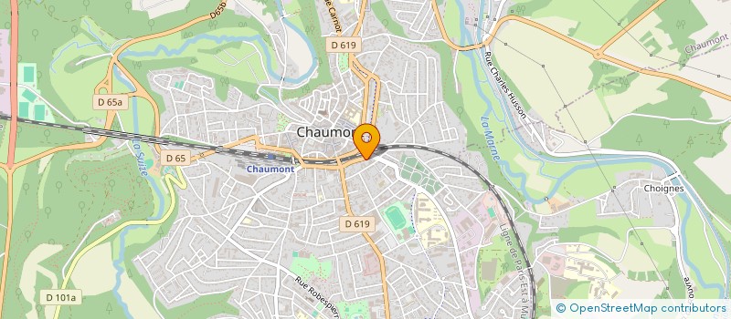 localisation de l'entreprise LA MARGELLE à CHAUMONT
