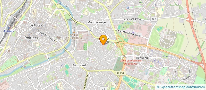 localisation de l'entreprise LA MARGELLE DU PINIER  POITIERS