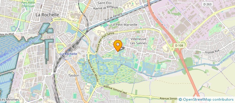 localisation de l'entreprise LA MARGELLE JMRG  LA ROCHELLE