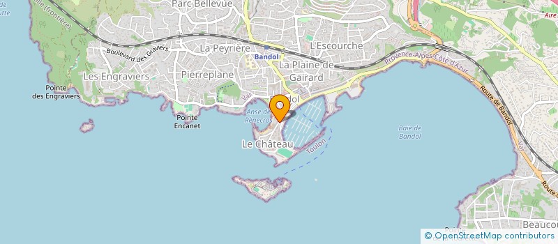 localisation de l'entreprise LA MARGERIDE SERVICES à BANDOL