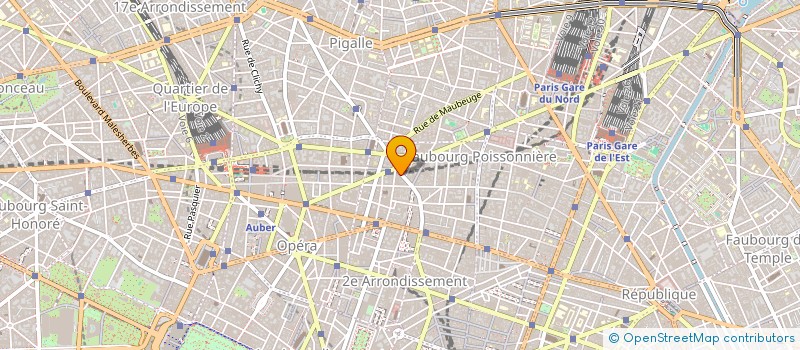 localisation de l'entreprise LA MARGOTINE  PARIS