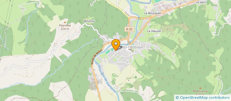 localisation de l'entreprise LA MARGUE SAS COOPERATIVE A CAPITAL VARIABLE  SAINT-FELIX-DE-SORGUES