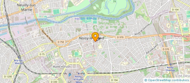 localisation de l'entreprise LA MARGUERITE à NOISY-LE-GRAND