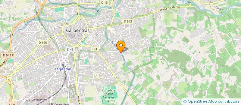 localisation de l'entreprise LA MARGUERITE  CARPENTRAS