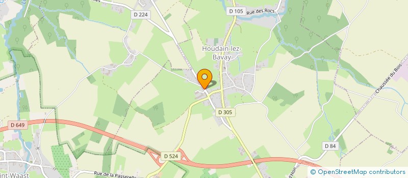 localisation de l'entreprise LA MARGUERITE DES CHAMPS à HOUDAIN-LEZ-BAVAY
