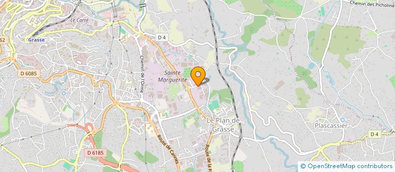 localisation de l'entreprise LA MARGUERITE DU PLAN à GRASSE