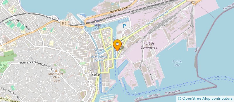 localisation de l'entreprise LA MARGUERITTE  SETE