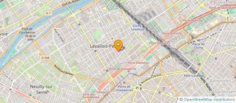localisation de l'entreprise LA MARIANNA à LEVALLOIS-PERRET