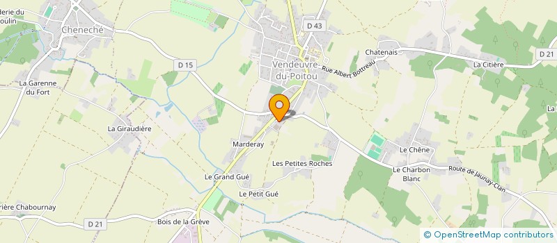localisation de l'entreprise LA MARIANNE à SAINT-MARTIN-LA-PALLU