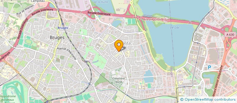 localisation de l'entreprise LA MARIANNE  BRUGES