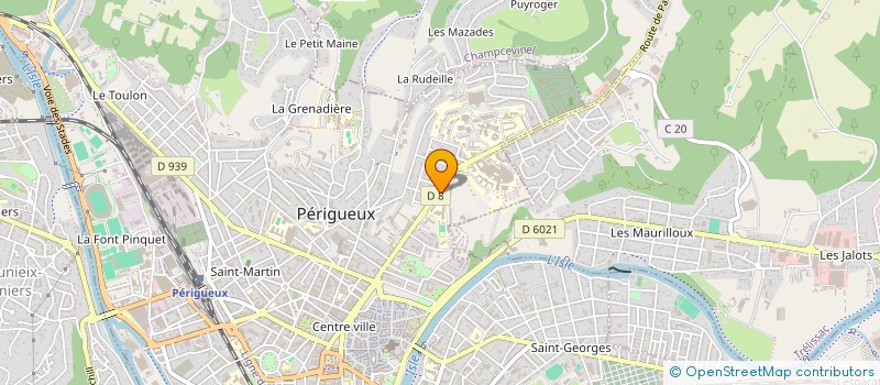 localisation de l'entreprise LA MARICOLAS à PERIGUEUX