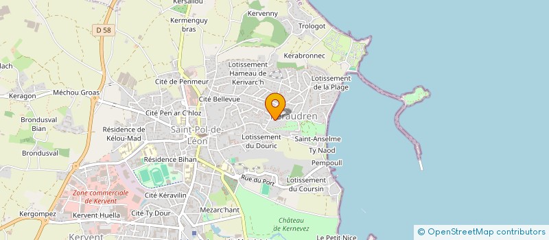 localisation de l'entreprise LA MARIE  SAINT-POL-DE-LEON