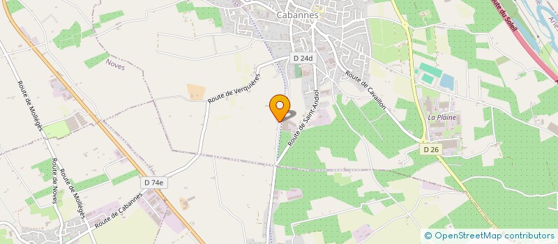 localisation de l'entreprise LA MARIE SAINTOISE I à CABANNES