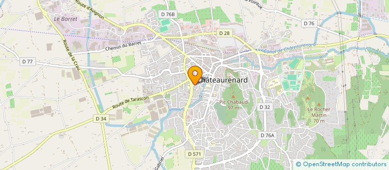 localisation de l'entreprise LA MARIMORENA  CHATEAURENARD