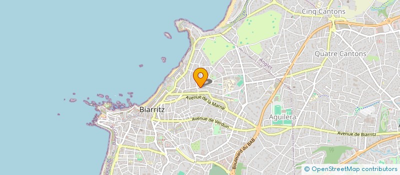localisation de l'entreprise LA MARINA à BIARRITZ