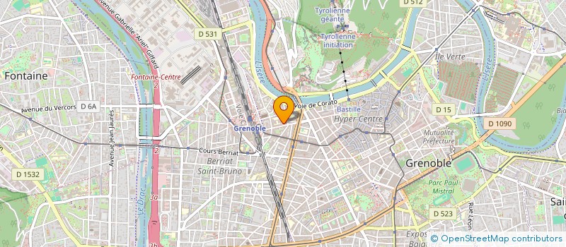 localisation de l'entreprise LA MARINA à GRENOBLE