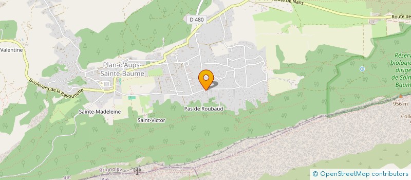 localisation de l'entreprise LA MARINA  PLAN-D'AUPS-SAINTE-BAUME