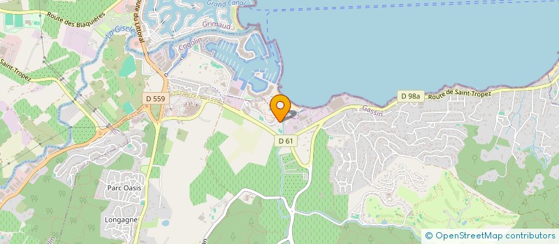 localisation de l'entreprise LA MARINA  GASSIN