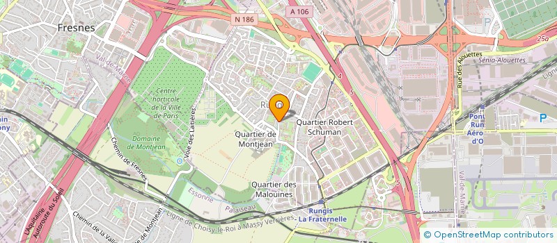 localisation de l'entreprise LA MARINA à RUNGIS