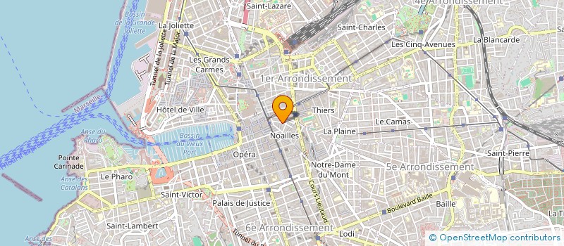 localisation de l'entreprise LA MARINA à MARSEILLE