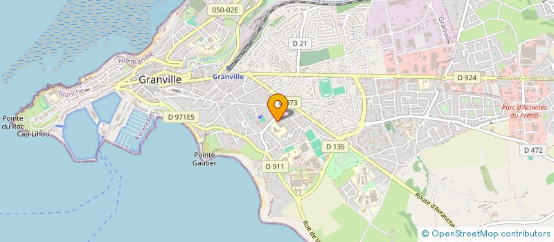 localisation de l'entreprise LA MARINA à GRANVILLE