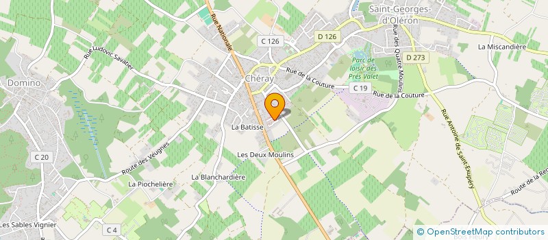 localisation de l'entreprise LA MARINA  SAINT-GEORGES-D'OLERON