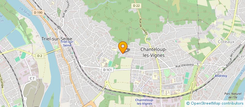 localisation de l'entreprise LA MARINA  TRIEL-SUR-SEINE