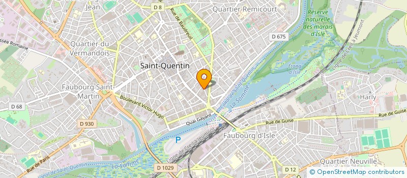 localisation de l'entreprise LA MARINA D'AGADIR à SAINT-QUENTIN
