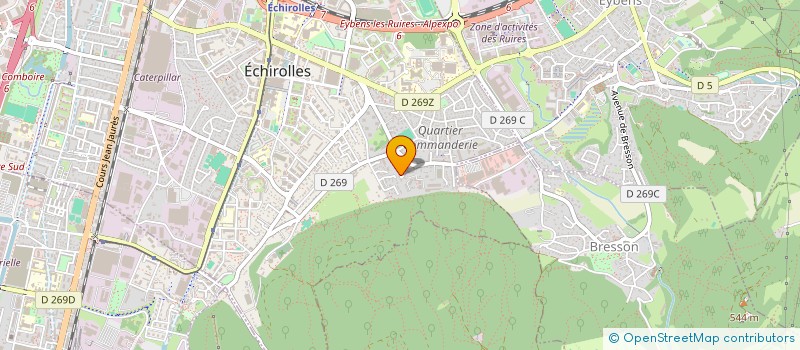 localisation de l'entreprise LA MARINA II à ECHIROLLES