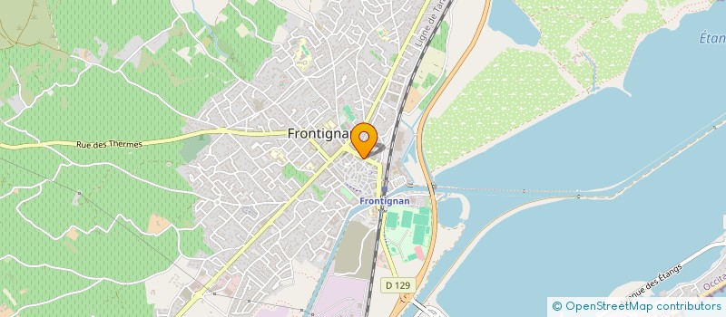 localisation de l'entreprise LA MARINE à FRONTIGNAN