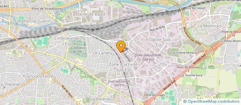 localisation de l'entreprise LA MARINE  RENNES