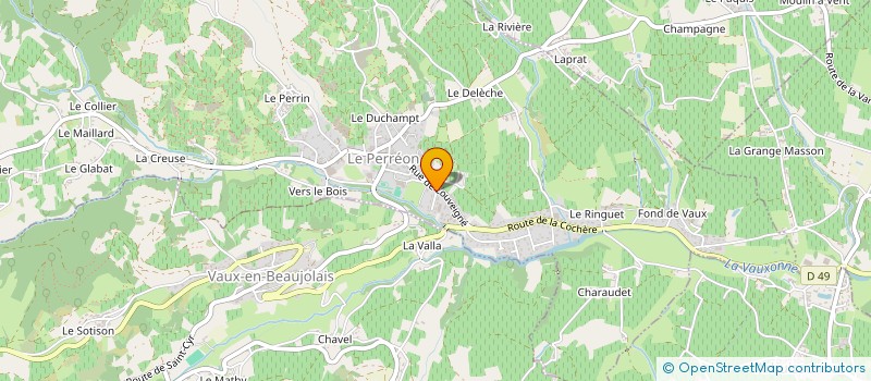 localisation de l'entreprise LA MARINE  LE PERREON