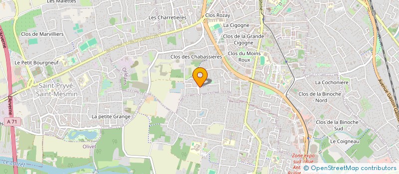 localisation de l'entreprise LA MARINE DE LOIRE  ORLEANS