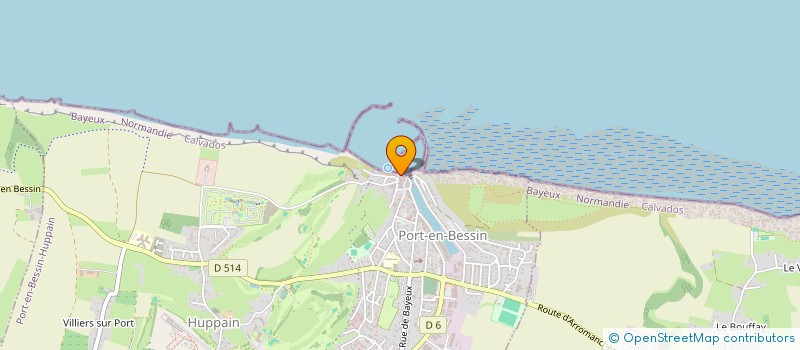 localisation de l'entreprise LA MARINE DURAND  PORT-EN-BESSIN-HUPPAIN
