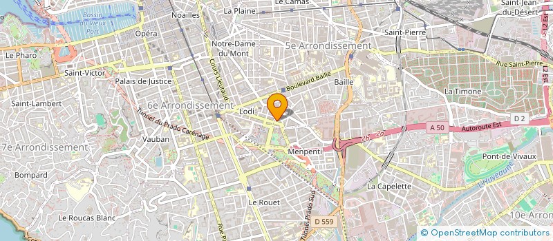 localisation de l'entreprise LA MARINOISE à MARSEILLE
