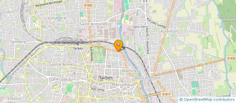 localisation de l'entreprise LA MARIPOSA - AUDREY FELICE SPORT & FITNESS  TARBES