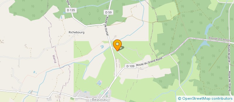 localisation de l'entreprise LA MARITIME  LOIRE-AUTHION