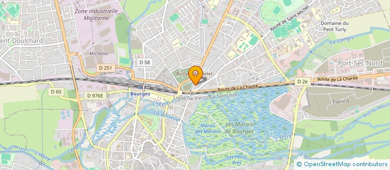 localisation de l'entreprise LA MARIVOLE  BOURGES