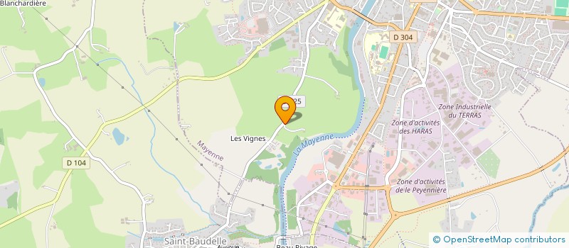 localisation de l'entreprise LA MARJOLAINE  MOULAY