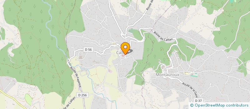 localisation de l'entreprise LA MARJOLAINE  MONTAUROUX