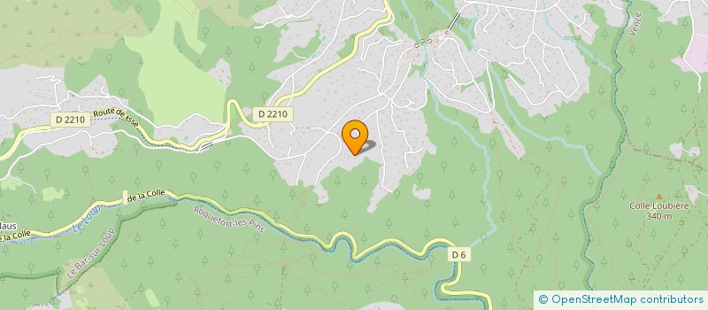 localisation de l'entreprise LA MARJOLAINE à TOURRETTES-SUR-LOUP