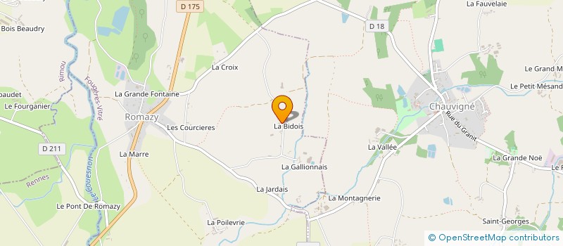 localisation de l'entreprise LA MARJOLAINE  ROMAZY